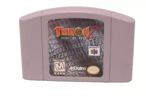 Turok 2: Seeds of Evil Nintendo 64 N64 1998 Authentic Cartridge Only Tested - Picture 1 of 3