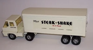 Structo Steak N Shake Semi Tractor Trailer Set Pressed Steel 1960s - Picture 1 of 12