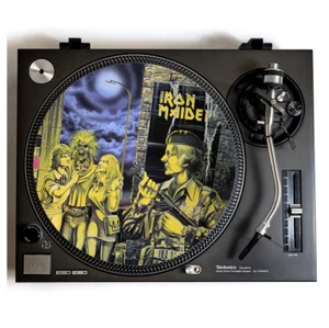 IRON MAIDEN Turntable Slipmat for Vinyl Records 12" DJ Slip Mat heavy metal - Picture 1 of 2