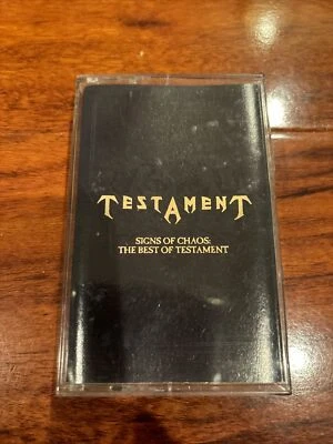 VERY GOOD USED Signs Of Chaos The Best Of Testament Cassette Tape FREE SHIPPING - Image 1 of 3