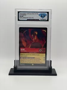 2023 Disney Lorcana EN 2 Scar #125 DSG 9.5 MINT - Picture 1 of 2