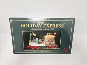 Vtg New Bright 384-2 Holiday Express Animated Water Tanker Skating Car NEW READ - Picture 1 of 14