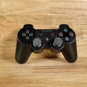 Sony CECHZC1U Black Plastic PlayStation 3 Six Axis Bluetooth Wireless Controller - Picture 1 of 4