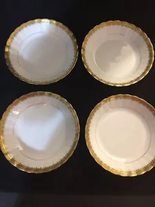 Vintage Elite Works Limoges, Frankreich St Martial Stempel vier (4) Suppenschüsseln 7 1/2" Sehr guter Zustand - Bild 1 von 8