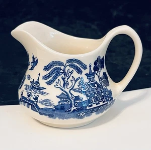 Cremiera alta 3,25" - OLD WILLOW - EIT ENGLAND - Servizio da tavola inglese Ironstone - Foto 1 di 6