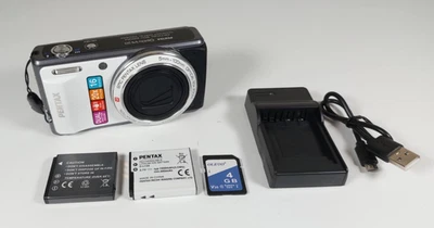 Pentax Optio VS20 Digital Camera -  16.0MP, 20x Zoom 2 Batteries SD Card See Vid - Image 1 of 4