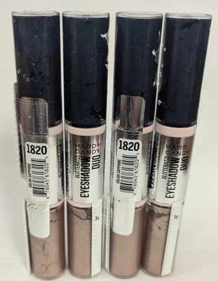 LOT OF 4 - HARD CANDY GLITTERATZI EYESHADOW DUO - #1820 SOLAR SAPPHIRE - Image 1 of 3