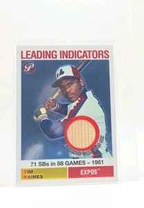 2005 Topps Pristine Legends - Indicatori principali reliquie Tim Raines #LI-TR2 (MEM) - Foto 1 di 2