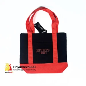 01823822 Spirit Halloween Mini Canvas Tote Bag Black Red Spirit EST 1983 Logo - Picture 1 of 3