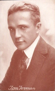 Vintage Tom Forman Silent Film Actor Arcade Card Postcard 1910s 1920s - Picture 1 of 2