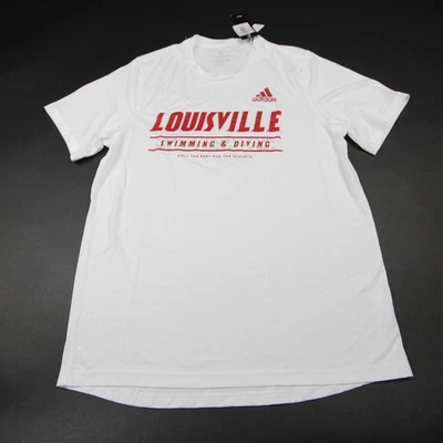 Camisa de manga corta para hombre Louisville Cardinals Adidas Creator blanca nueva Foto 1 de 4