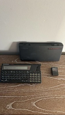 Texas Instruments TI-74 BASICALC Calculator/Outer Case/Batt. 1985 Tested Working - Image 1 of 4