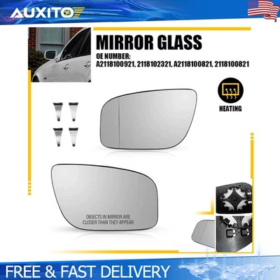 Par de cristales espejos térmicos izquierdo derecho mercedes-benz e280 e320 e350 2007-2009 Foto 1 de 4