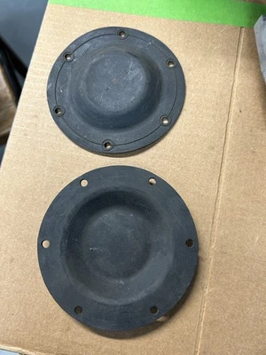 2 Truck Air Horn M193-002 Rubber Diaphragm Approx 4-5/6” Dia. 5/8” H .008” Thick - Image 1 of 4