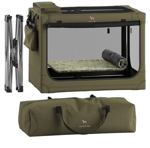 Collapsible Dog Crate 36 Inches, XL Dog Crate for XL, Large Medium Breed, Tr - Picture 1 of 12