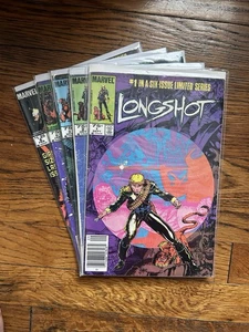 Longshot #1, 2, 3, 5, 6 (1985 Marvel Comics) Newsstand Lot - Picture 1 of 11