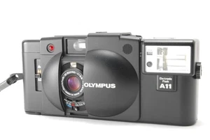 [Near MINT] Olympus XA2 A11 Flash Black 35mm Point & Shoot FilmCamera From JAPAN - Picture 1 of 10