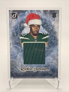 2022 Panini Donruss - Rookie Holiday Sweater #RHS-14 Breece Hall (MEM, RC) - Picture 1 of 2