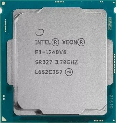 Intel Core Xeon E3-1240 v6 LGA1151 CPU Processor 4 core 3.7GHz 8MB SR327 - Image 1 of 2