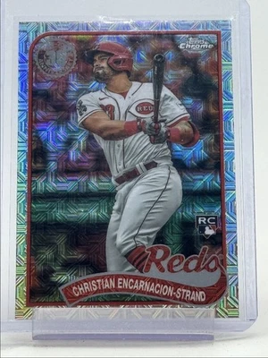 CHRISTIAN ENCARNACION-STRAND 2024 TOPPS CHROME 1989 ROOKIE MOJO RC Q3847 - Image 1 of 2