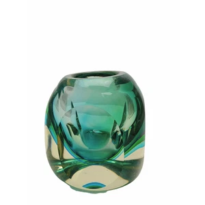 1960s Murano Attributed To Flavio Poli Seguso Sommerso Art Glass Vase - Picture 1 of 9