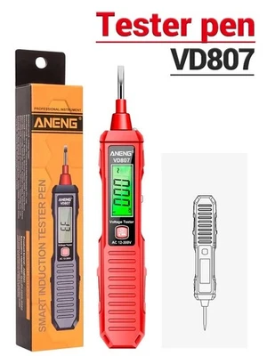 Voltage Tester Pen Non Contact AC Sensor Power Alert 12-300V Electric Detector. - Image 1 of 4