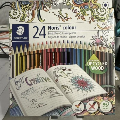 STAEDTLER 185 C24JB Noris Colour Colouring Pencils Brand New 🎁❤️ - Image 1 of 3