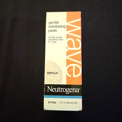 Pack of 30 Neutrogena WAVE Gentle Exfoliating Pads Refill New  - Image 1 of 3