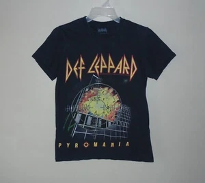 2017 Def Leppard Pyromania Tour 1983 2 Sided Black Shirt - Adult Small - Picture 1 of 6