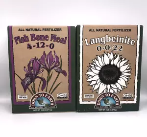Down To Earth Fish Bone Meal + Langbeinite Bundle - 5lbs - Picture 1 of 3