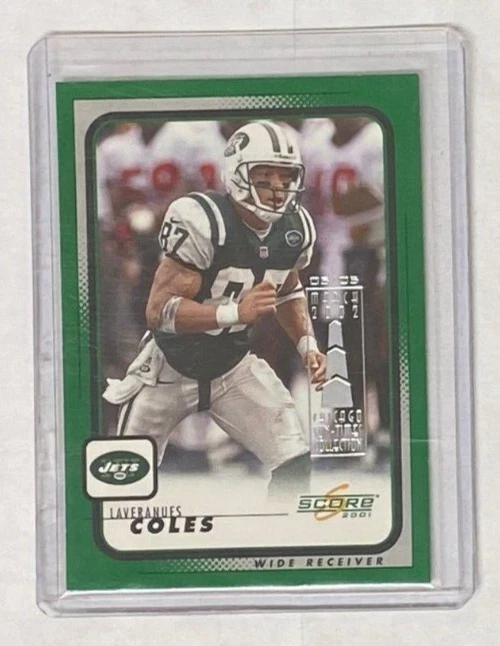 2001 Score Chicago Collection #146 Laveranues Coles New York Jets ***#05/05*** - Image 1 of 1