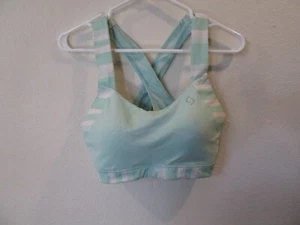 Moving Comfort Women's Large Sports Bra Uplift Crossback Wire Free 36CD/38C EUC - Picture 1 of 8