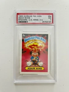 Garbage Paul Kids 1986 Adam Bomb UK mini PSA 7 - Picture 1 of 2