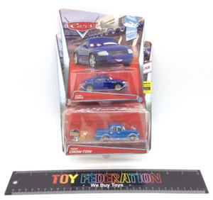 Disney Cars AIRPORT ADVENTURE (Lot of 2): SAJAN KARIA & TRENT CROW-TOW 2014 NEW - Picture 1 of 14