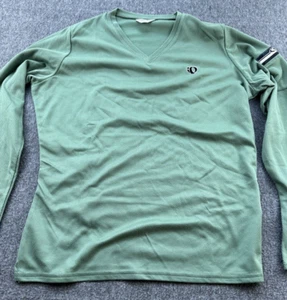Pearl Izumi Radshirt Damen Large grün V-Ausschnitt Reißverschlusstasche Langarm - Bild 1 von 14