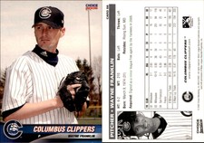 Wayne Franklin 2005 Choice Columbus Clippers #08 Card *AutographDen*