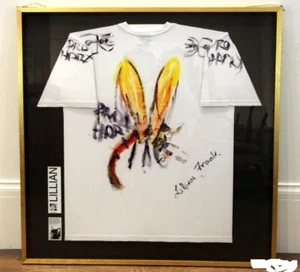 Pro Hart original signed Acrylic cotton Double Sided TShirt ants dragonfly - Picture 1 of 11