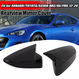 Side Rearview Mirror Cover Shell Trim For Toyota GT 86 GT86 Subaru BRZ 2012-20 , - Picture 1 of 8
