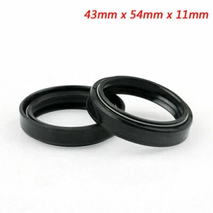 Front fork Oil Seal 43mmx54mmx11mm For Honda CR500R XR250R 400R 500R 600R 650L E - Picture 1 of 3