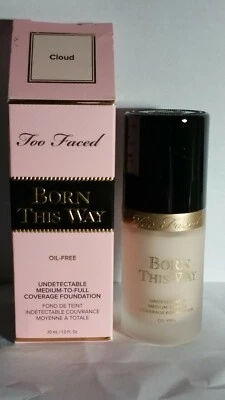 Too Faced Born This Way Natural Finish Foundation Cloud Full Size BNIB - Image 1 of 4