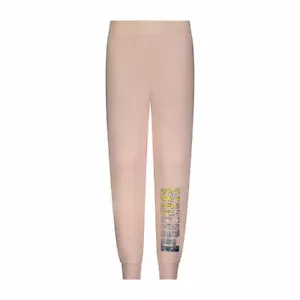 NWT Big Girls Puma Pink Sparkly Logo Joggers, Size LARGE, Free Shipping - Picture 1 of 2
