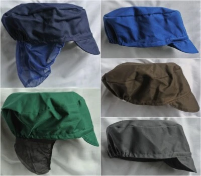 FOOD HYGIENE PORK PIE CAP DIFFERENT COLOURS WITH / WITHOUT HAIR SNOOD BAKERS HAT