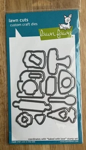 Juego de troqueles para hornear Lawn Fawn Baked With Love LF806 - Imagen 1 de 2