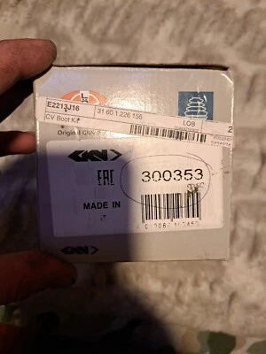 Kit de bota conjunta CV-Eng código: M20, E30 GKN 300353 serve para 1987 BMW 325i - Imagem 1 de 4