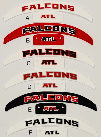 Falcons MINI Helmet 3D Bumpers, Speed Version Cover