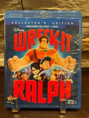 WRECK-IT RALPH: John C. Reilly 2 DISCS HD DIGITALLY MASTERED USED BLU-RAY & DVD - Image 1 of 3