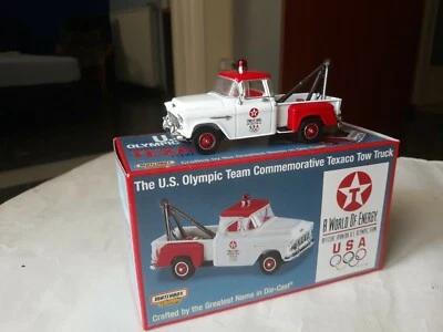 1/43 MATCHBOX COLLECTIBLES 1955 U.S.OLYMPIC TEAM CHEVY 3100 YYM-37799 TOW TRUCK - Image 1 of 4