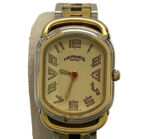 HERMÈS Orologio da donna Hermes Rally RA1.240 20mm quarzo quadrante oro di JP