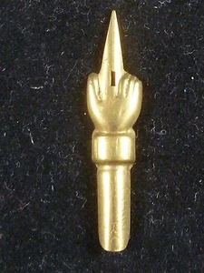 Schreibfeder / Feder in Form einer Hand, um 1920, PENNA ASTRO, N. 700 EF - Picture 1 of 2