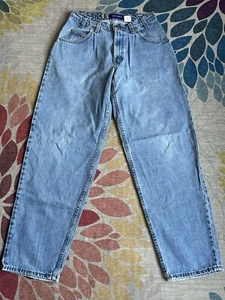 Vintage 90s Y2K Levis Silvertab Baggy Jeans Purple Tag 30x32 Wide Leg Made USA - Bild 1 von 6